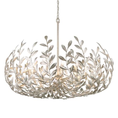 Crystorama Lighting Group Broche 12 Light 42" Wide Chandelier Antique Silver