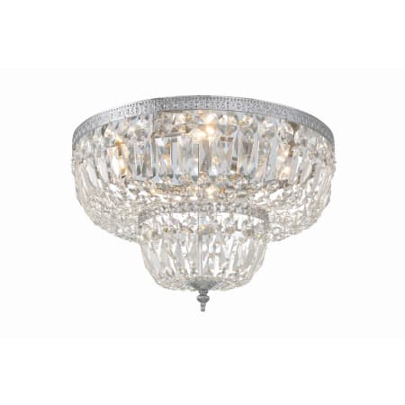 Crystorama Lighting Group Ceiling Mount 4 Light 18" Wide Flush Mount Bowl Ceiling Fixture with Swarovski Spectra Crystal Accents Polished Chrome