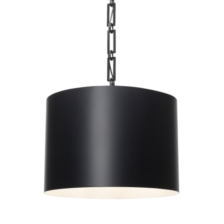 Crystorama Lighting Group Alston 6 Light 20" Wide Pendant with Steel Shade Matte Black / White