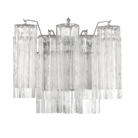 Crystorama Lighting Group Addis 2 Light 12" Tall Wall Sconce Polished Chrome