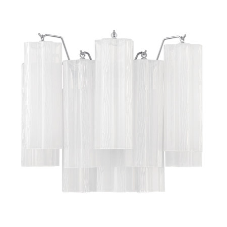 Crystorama Lighting Group Addis 2 Light 12" Tall Wall Sconce Polished Chrome