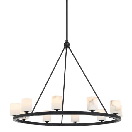 Crystorama Lighting Group Aragon 10 Light 35" Wide LED Ring Chandelier Matte Black