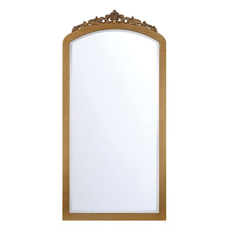 Crystorama Lighting Group Arden 36"W x 72"H Rectangular Beveled Steel Framed Accent Mirror Burnished Brass