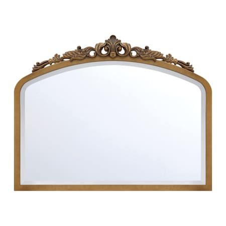 Crystorama Lighting Group Arden 40"W x 31"H Rectangular Beveled Steel Framed Accent Mirror Burnished Brass