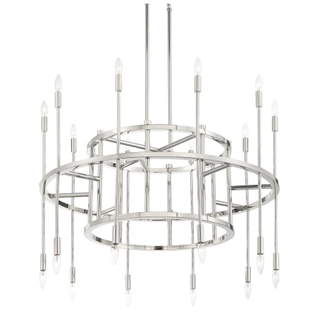 Crystorama Lighting Group Aries 20 Light 40" Wide Chandelier Polished Nickel