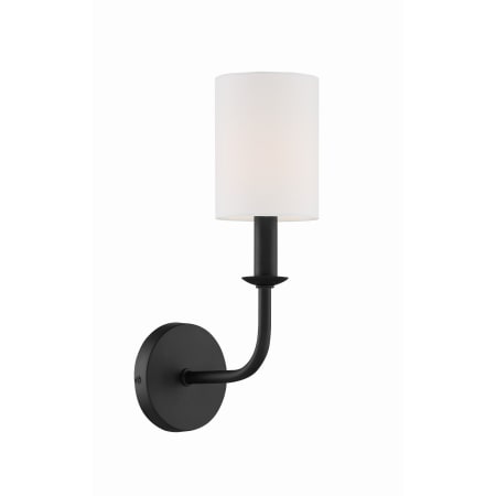Crystorama Lighting Group Bailey 16" Tall Wall Sconce Matte Black