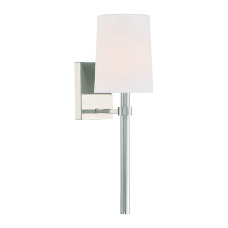 Crystorama Lighting Group Bromley 19" Tall Wall Sconce Polished Nickel