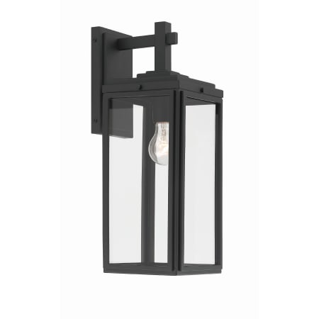 Crystorama Lighting Group Byron 17" Tall Wall Sconce Matte Black