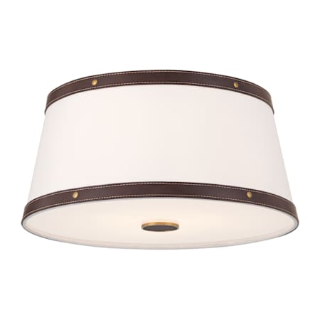 Crystorama Lighting Group Callahan 3 Light 17" Wide Flush Mount Ceiling Fixture Luxe Gold