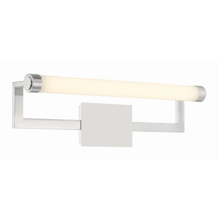 Crystorama Lighting Group Clinton 26" Wide 3000K LED Bath Bar Polished Nickel