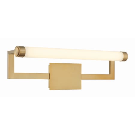 Crystorama Lighting Group Clinton 26" Wide 3000K LED Bath Bar Vibrant Gold