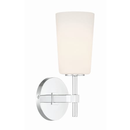 Crystorama Lighting Group Colton 13" Tall Bathroom Sconce Polished Chrome