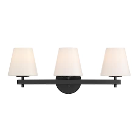 Crystorama Lighting Group Colton 3 Light 25" Wide Vanity Light Black