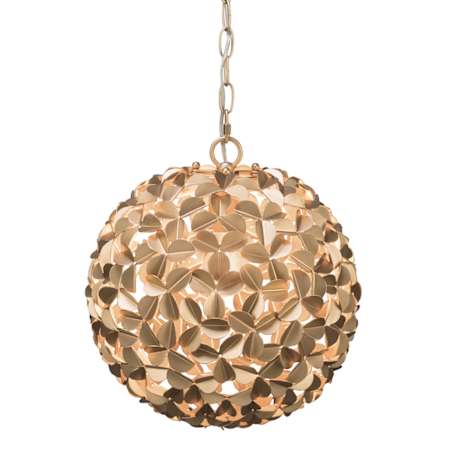 Crystorama Lighting Group Cora 13" Wide Globe Chandelier Soft Gold