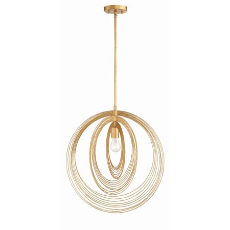 Crystorama Lighting Group Doral 20" Wide Wrought Iron Pendant Renaissance Gold
