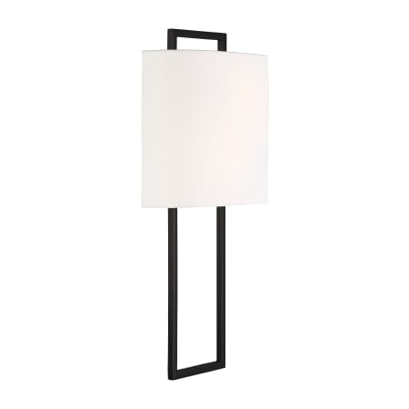 Crystorama Lighting Group Fremont 2 Light 21" Tall Wall Sconce Black Forged