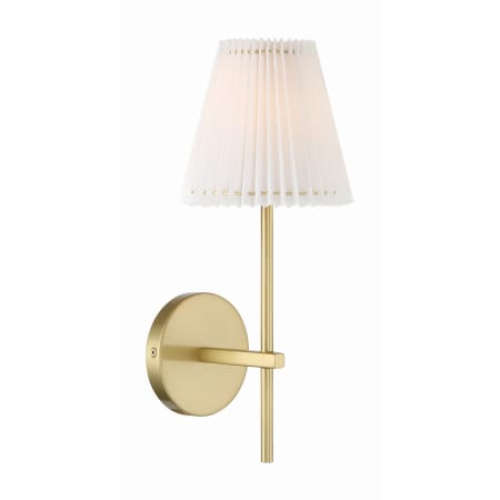 Crystorama Lighting Group Gamma 15" Tall Wall Sconce Aged Brass