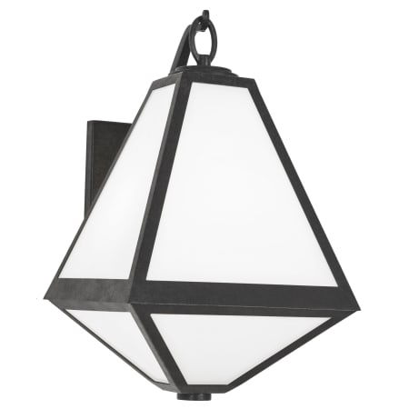 Crystorama Lighting Group Glacier 2 Light 17" Tall Wall Sconce Black Charcoal
