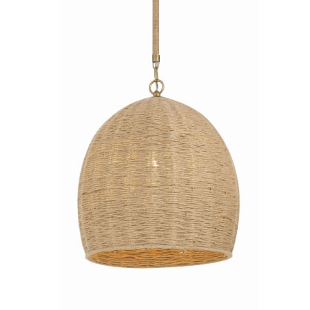 Crystorama Lighting Group Jace 15" Wide Pendant Soft Gold