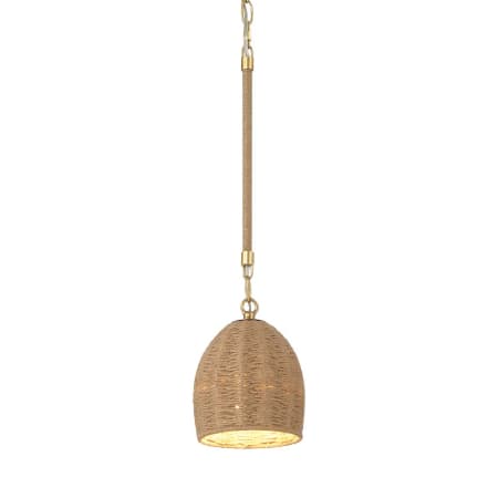 Crystorama Lighting Group Jace 6" Wide LED Mini Pendant Soft Gold