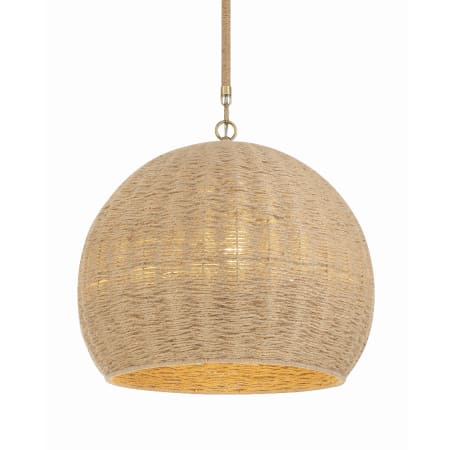 Crystorama Lighting Group Jace 3 Light 20" Wide Pendant Soft Gold