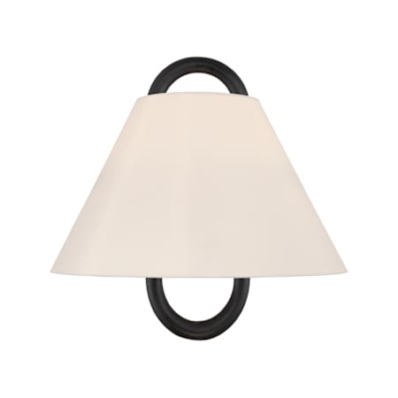 Crystorama Lighting Group Jojo 13" Tall Wall Sconce Vibrant Gold / Black