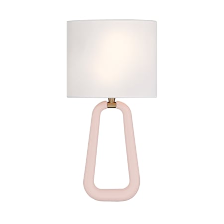 Crystorama Lighting Group Jori 2 Light 20" Tall Wall Sconce with Silk Shade Aged Brass / Blush