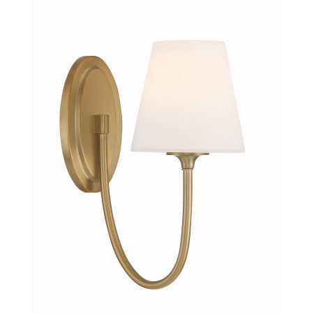 Crystorama Lighting Group Juno 13" Tall Wall Sconce Vibrant Gold