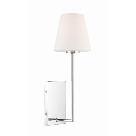 Crystorama Lighting Group Lena 18" Tall Wall Sconce Polished Chrome