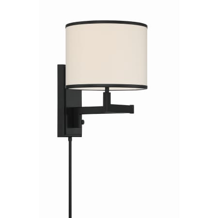 Crystorama Lighting Group Madison 13" Tall Wall Sconce Matte Black