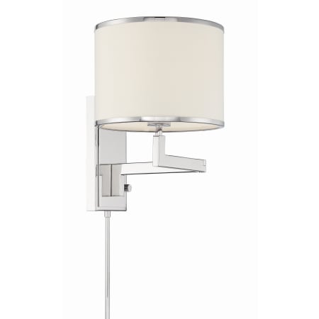 Crystorama Lighting Group Madison 13" Tall Wall Sconce Polished Nickel
