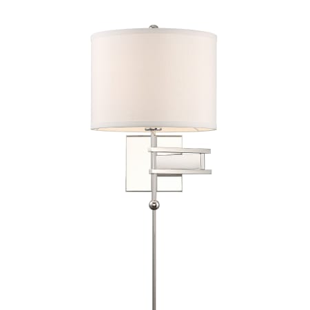 Crystorama Lighting Group Marshall 18" Tall Wall Sconce Polished Nickel