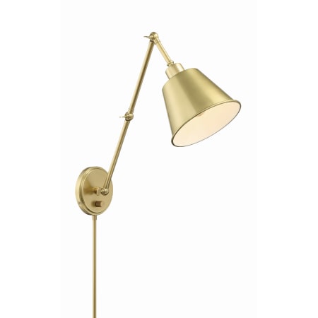 Crystorama Lighting Group Mitchell 31" Tall Wall Sconce Aged Brass