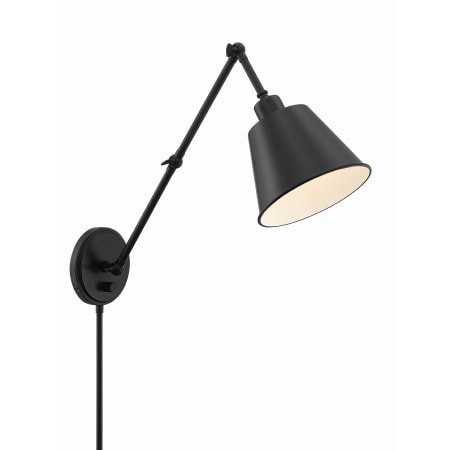 Crystorama Lighting Group Mitchell 31" Tall Wall Sconce Matte Black