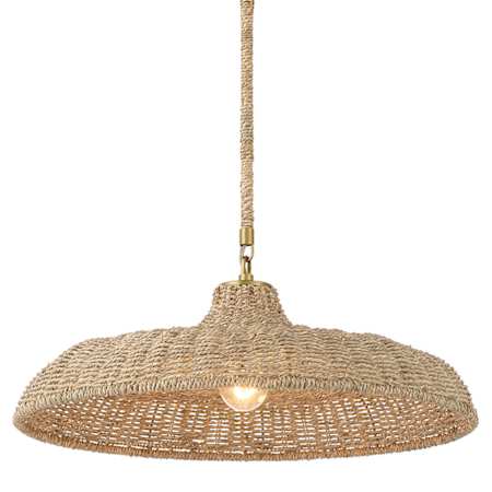 Crystorama Lighting Group Odessa 21" Wide Pendant with Lake Grass Shade Soft Gold