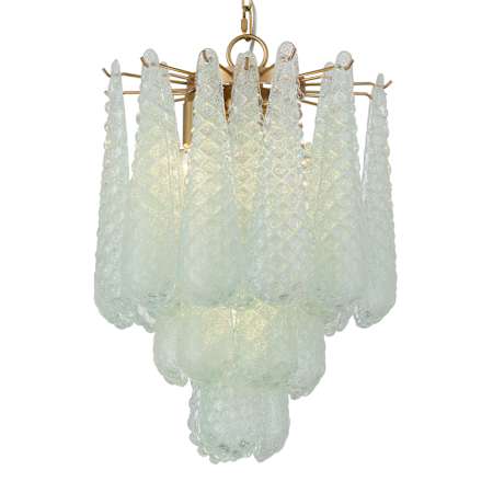 Crystorama Lighting Group Ollie 4 Light 14" Wide Pendant / Converts to Semi-Flush Aged Brass / Green