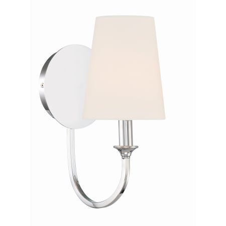 Crystorama Lighting Group Payton 12" Tall Bathroom Sconce Polished Chrome