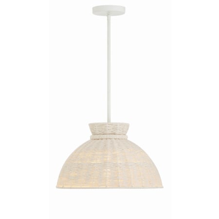 Crystorama Lighting Group Reese 16" Wide Pendant Matte White
