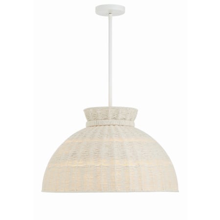 Crystorama Lighting Group Reese 4 Light 22" Wide Pendant Matte White