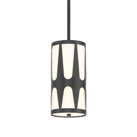 Crystorama Lighting Group Royston 7" Wide Mini Pendant Black