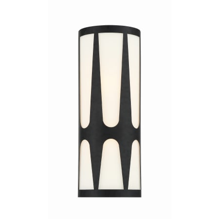Crystorama Lighting Group Royston 2 Light 18" Tall Wall Sconce Black