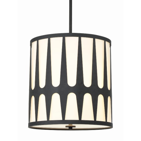 Crystorama Lighting Group Royston 4 Light 17" Wide Pendant Black