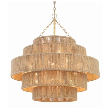 Crystorama Lighting Group Shyla 20 Light 32" Wide Drum Chandelier Soft Gold