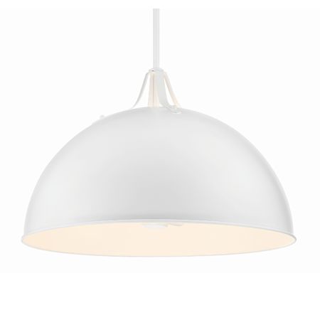 Crystorama Lighting Group Soto 3 Light 24" Wide Pendant White