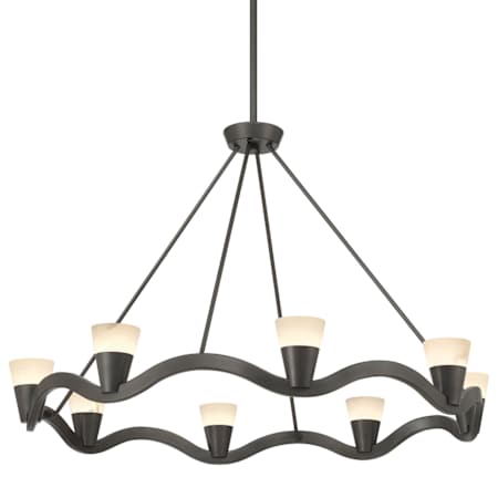Crystorama Lighting Group Vance 39" Wide Ring Chandelier Bronze Noir