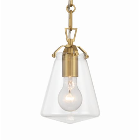 Crystorama Lighting Group Voss 6" Wide Mini Pendant Luxe Gold