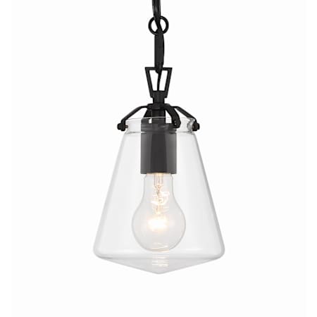 Crystorama Lighting Group Voss 6" Wide Mini Pendant Matte Black
