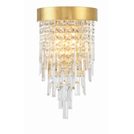 Crystorama Lighting Group Winfield 2 Light 17" Tall Wall Sconce Antique Gold