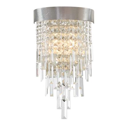 Crystorama Lighting Group Winfield 2 Light 17" Tall Wall Sconce Antique Silver