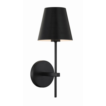 Crystorama Lighting Group Xavier 15" Tall Wall Sconce Matte Black